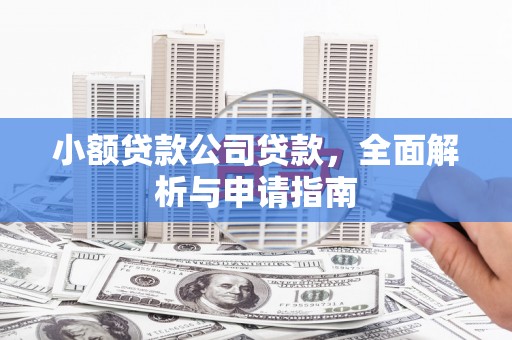 彰化小额贷款公司贷款，全面解析与申请指南