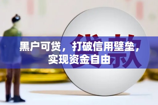 彰化黑户可贷，打破信用壁垒，实现资金自由