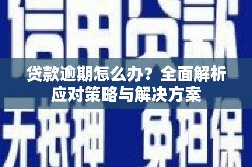 彰化贷款逾期怎么办？全面解析应对策略与解决方案