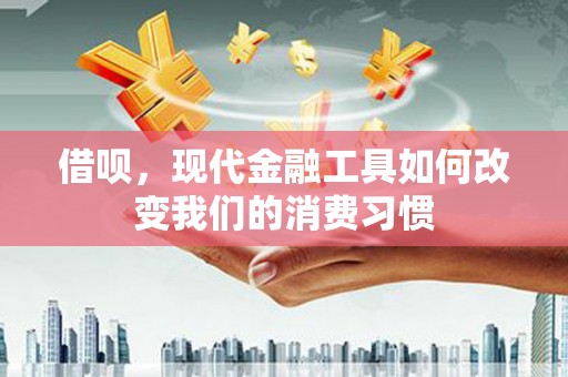 彰化借呗，现代金融工具如何改变我们的消费习惯