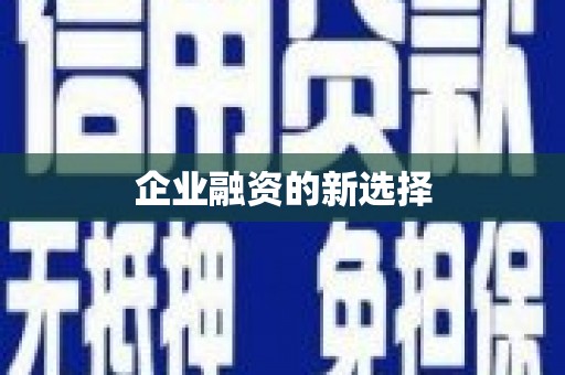 彰化企业融资的新选择