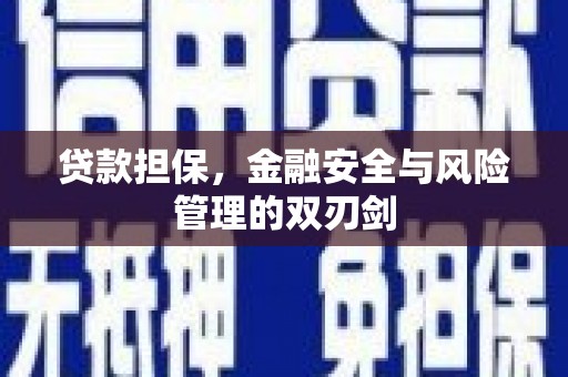 彰化贷款担保，金融安全与风险管理的双刃剑