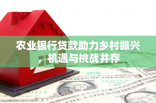 彰化农业银行贷款助力乡村振兴，机遇与挑战并存
