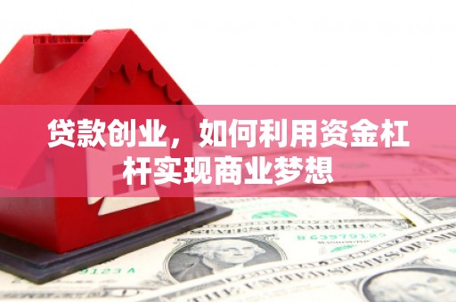 彰化贷款创业，如何利用资金杠杆实现商业梦想